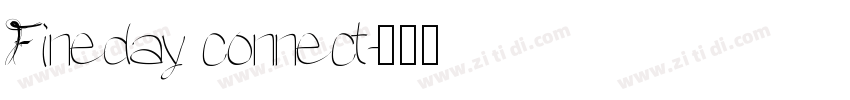 Fineday connect字体转换